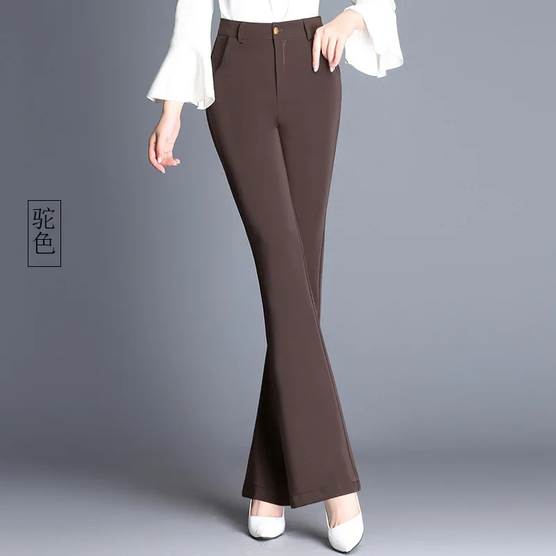 Women's High Waisted Flare Pants For Autumn Winter Slimming Fit Stretch Plus Size Temperament Flared Long Trousers Oversize 6XL
Women's High Waisted Flare Pants For Autumn Winter Slimming Fit Stretch Plus Size Temperament Flared Long Trousers Oversize 6XL