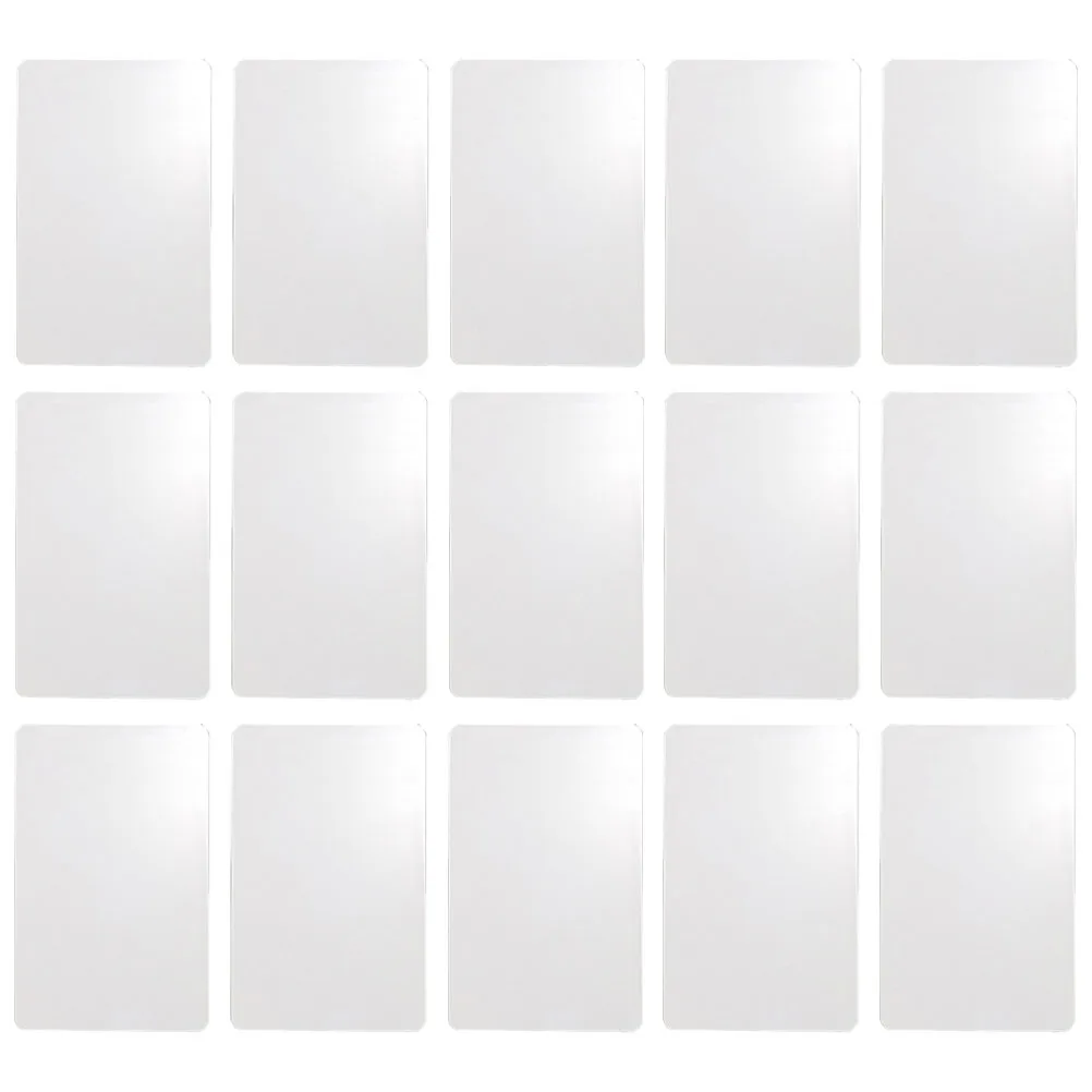 50 Pcs PVC White Card Blank Merchandise Tags Tabs Hanging Pendant Plastic Labels Greeting for Jewellery
50 Pcs PVC White Card Blank Merchandise Tags Tabs Hanging Pendant Plastic Labels Greeting for Jewellery