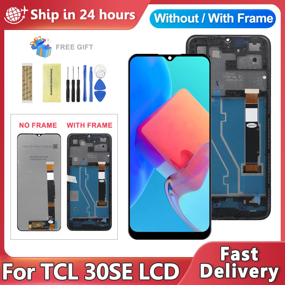 30 SE Screen For TCL 30 SE 6165H 6156H1 6165A 6165A1 LCD Display Touch Screen Digitizer Assembly Replacement 30SE Display
30 SE Screen For TCL 30 SE 6165H 6156H1 6165A 6165A1 LCD Display Touch Screen Digitizer Assembly Replacement 30SE Display