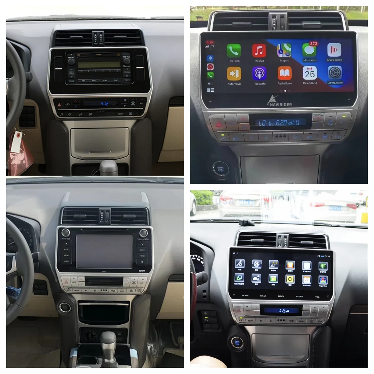 12.3 Inch For Toyota Land Cruiser Prado 150 2018-2022 Android 14 Car Radio Multimedia DVD Player Navigation GPS DTS Head Unit
12.3 Inch For Toyota Land Cruiser Prado 150 2018-2022 Android 14 Car Radio Multimedia DVD Player Navigation GPS DTS Head Unit