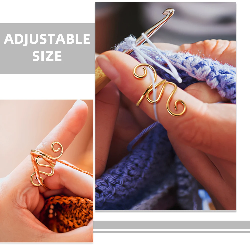 4 шт. кольца для вязания крючком, металлические регулируемые петли для пальцев, натяжные кольца для пряжи, направляющие для вязания, аксессуары для поделок из пряжи
4 шт. кольца для вязания крючком, металлические регулируемые петли для пальцев, натяжные кольца для пряжи, направляющие для вязания, аксессуары для поделок из пряжи