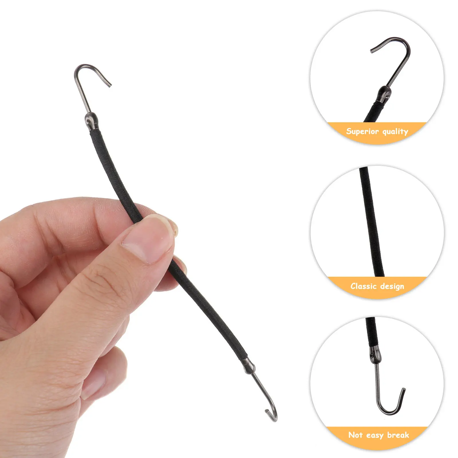 40Pcs Ponytail Hooks Hair Styling Tool for Thick Hair Bungee Elastic Ponytail Holder Smooth Natural Unwrap
40Pcs Ponytail Hooks Hair Styling Tool for Thick Hair Bungee Elastic Ponytail Holder Smooth Natural Unwrap