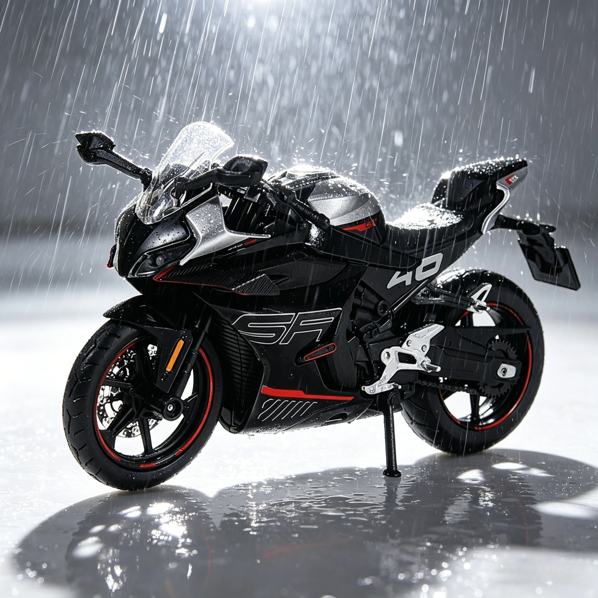 Модель мотоцикла 1:12 450SR, литая под давлением из сплава, CFMOTO 450SR, с амортизацией переднего колеса и рулевым управлением, подарок для мальчиков
Модель мотоцикла 1:12 450SR, литая под давлением из сплава, CFMOTO 450SR, с амортизацией переднего колеса и рулевым управлением, подарок для мальчиков