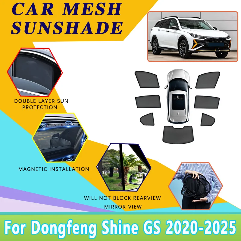 For Dongfeng Shine Aeolus GS 2025 2020-2024 Yixuan Side Car Sunshade Magnetic Mesh Visor Heat insulation Anti-UV Car Accessories
For Dongfeng Shine Aeolus GS 2025 2020-2024 Yixuan Side Car Sunshade Magnetic Mesh Visor Heat insulation Anti-UV Car Accessories