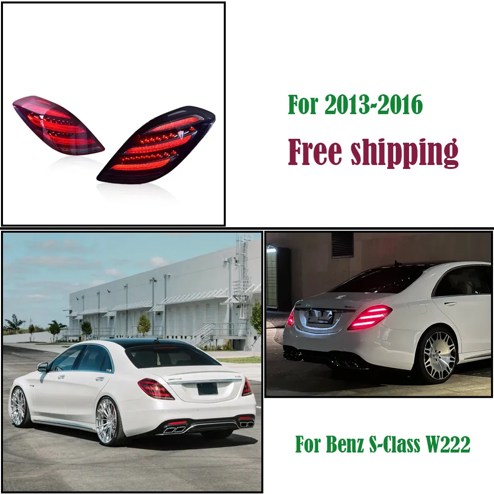 Car Tail Lamp For Benz S-Class W222 2013-2016 S400 S450 Upgrade Modified to New Dynamic Turn Signal Car LED Taillight Assembly
Car Tail Lamp For Benz S-Class W222 2013-2016 S400 S450 Upgrade Modified to New Dynamic Turn Signal Car LED Taillight Assembly