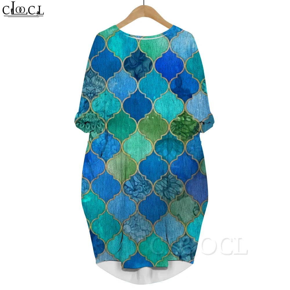 CLOOCL Women Dress Chinese Style Pattern 3D Printed Long Sleeve Pocket Dress Summer Female Loose Dresses Casual Clothes
CLOOCL Women Dress Chinese Style Pattern 3D Printed Long Sleeve Pocket Dress Summer Female Loose Dresses Casual Clothes