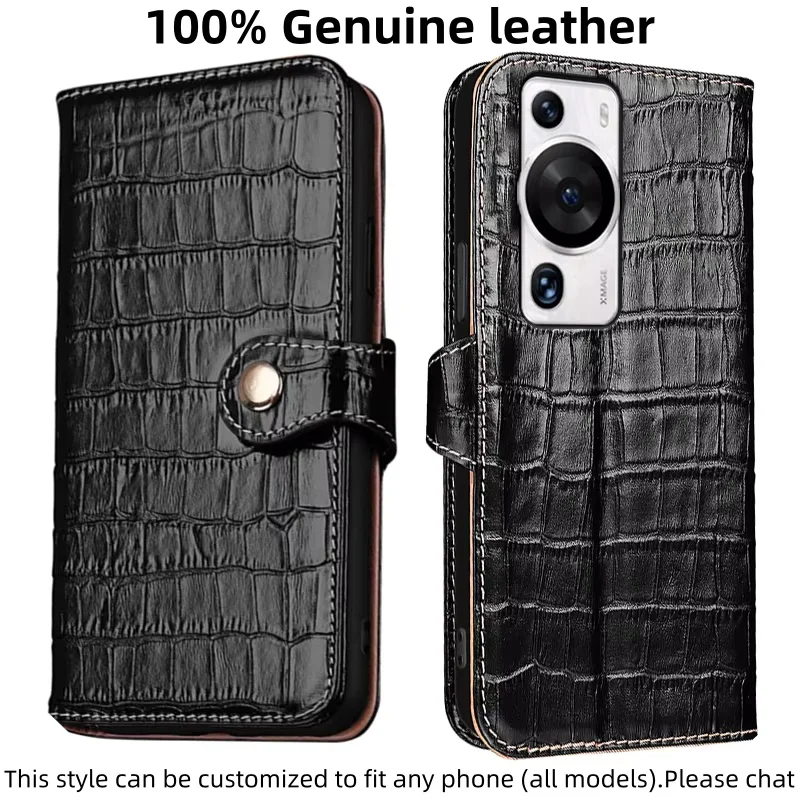 Genuine Leather Crocodile Texture card Slot Wallet phone Cover For Huawei P60 Art P50 P40 Pro Pro+ P50E lite 5G shockproof Case
Genuine Leather Crocodile Texture card Slot Wallet phone Cover For Huawei P60 Art P50 P40 Pro Pro+ P50E lite 5G shockproof Case