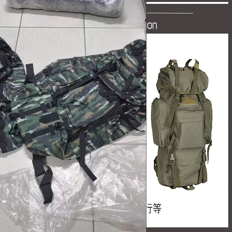 Large Capacity Outdoor Camouflage Tactical Backpack 65L Multifunctional Hiking Rucksack Breathable Waterproof Wear Resistant
Large Capacity Outdoor Camouflage Tactical Backpack 65L Multifunctional Hiking Rucksack Breathable Waterproof Wear Resistant