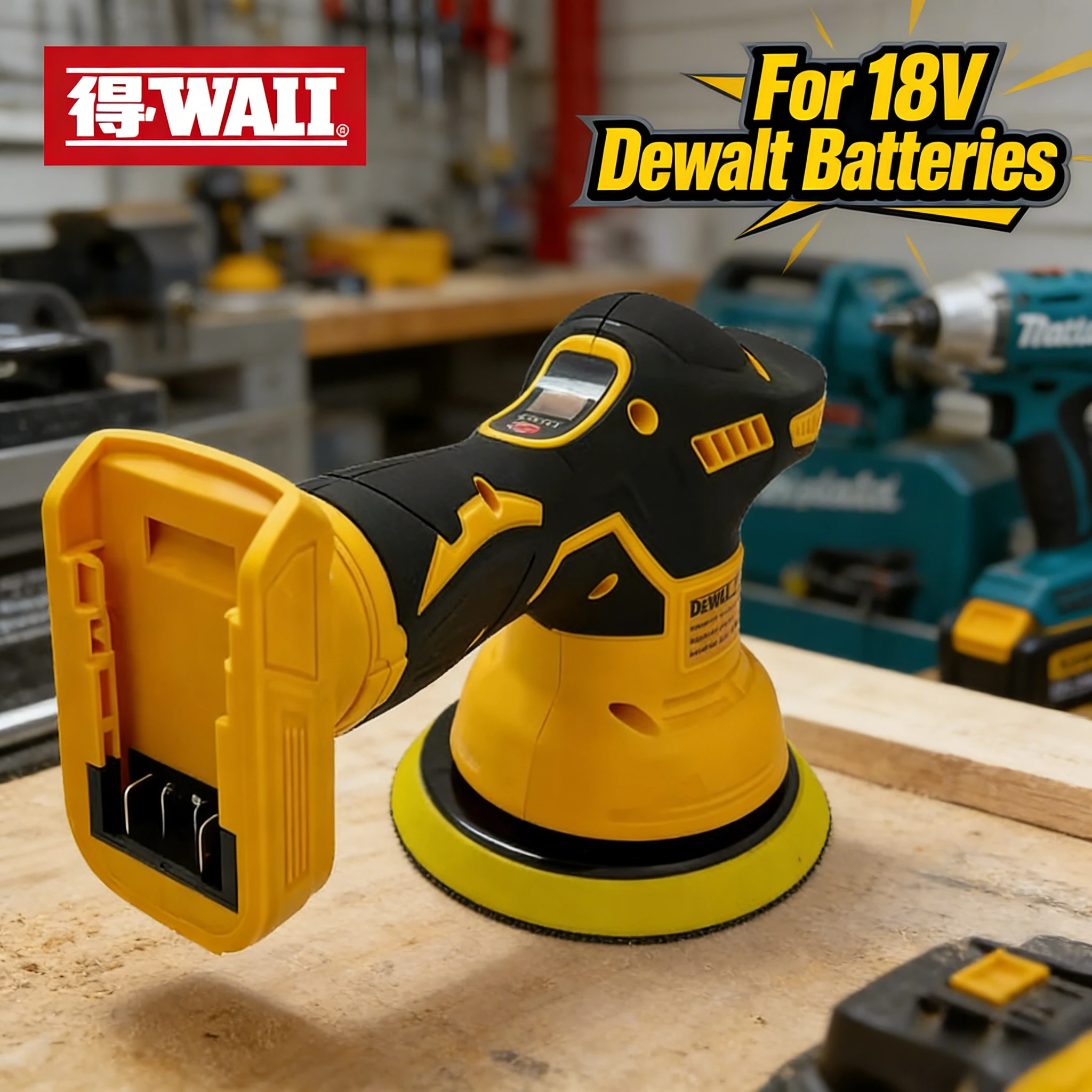 Беспроводная полировальная машина Dewalt с 8 скоростями и цифровым дисплеем, электрическая полировальная машина для авто, 20В, для воскования и полировки автомобилей
Беспроводная полировальная машина Dewalt с 8 скоростями и цифровым дисплеем, электрическая полировальная машина для авто, 20В, для воскования и полировки автомобилей