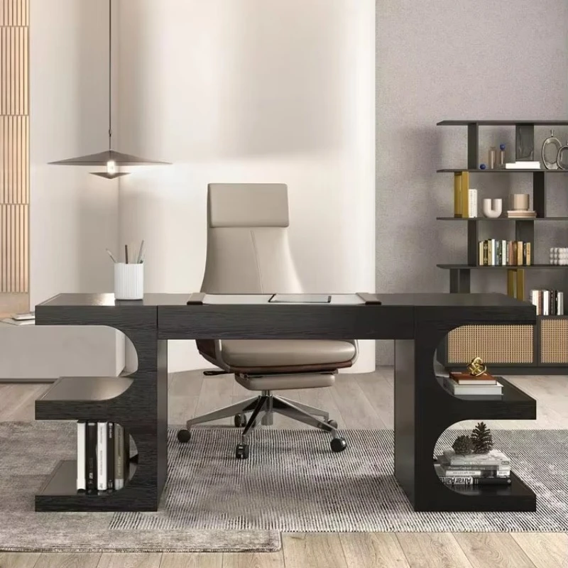 Modern simple high-end luxury computer desk lightweight integrated bedroom table home office
Modern simple high-end luxury computer desk lightweight integrated bedroom table home office
