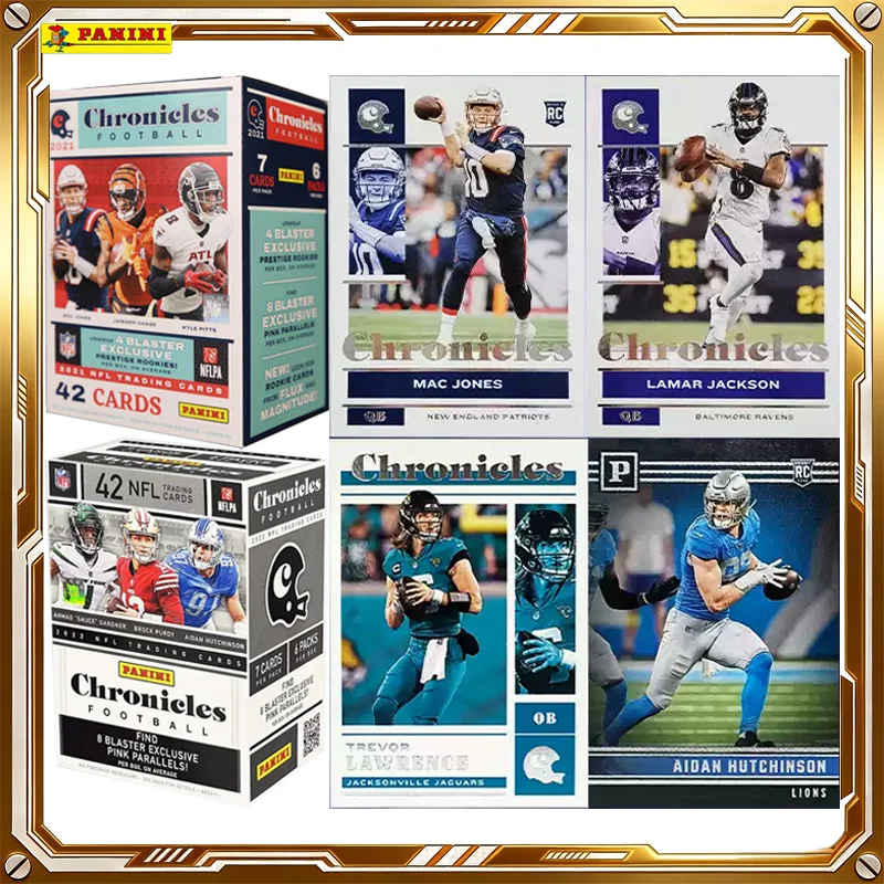 2021-2022 Panini Chronicles NFL Football Card Mystery Box Genuine Trading Cards Game Toys Holiday Birthday Gifts for Boys Girls
2021-2022 Panini Chronicles NFL Football Card Mystery Box Genuine Trading Cards Game Toys Holiday Birthday Gifts for Boys Girls