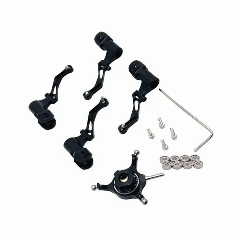Metal Upgrade Blade Clamp, Swashplate and Bearing Accessory Kit for WLtoys K124/K170 RC Helicopters
Metal Upgrade Blade Clamp, Swashplate and Bearing Accessory Kit for WLtoys K124/K170 RC Helicopters