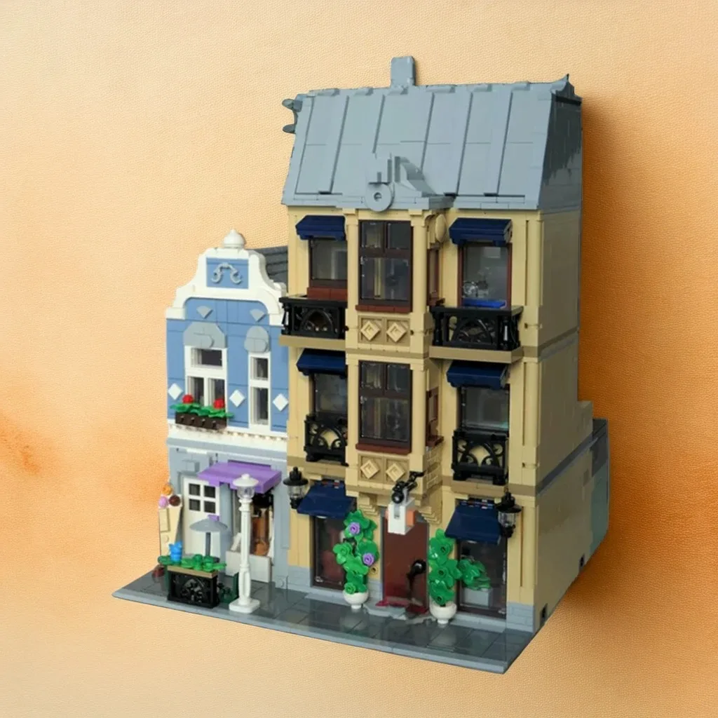 2640pcs MOC Vintage Ice Cream Hotel & Parlor Twin Buildings DIY Model Building Blocks Birthday Toys Gift
2640pcs MOC Vintage Ice Cream Hotel & Parlor Twin Buildings DIY Model Building Blocks Birthday Toys Gift
