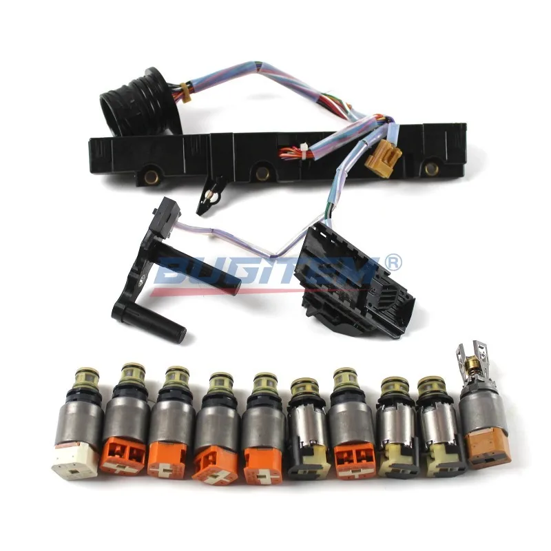 9HP48 9-скоростной электромагнитный комплект клапана коробки передач с жгутом, подходящий для Land Rover Range Evoque Discovery
9HP48 9-скоростной электромагнитный комплект клапана коробки передач с жгутом, подходящий для Land Rover Range Evoque Discovery