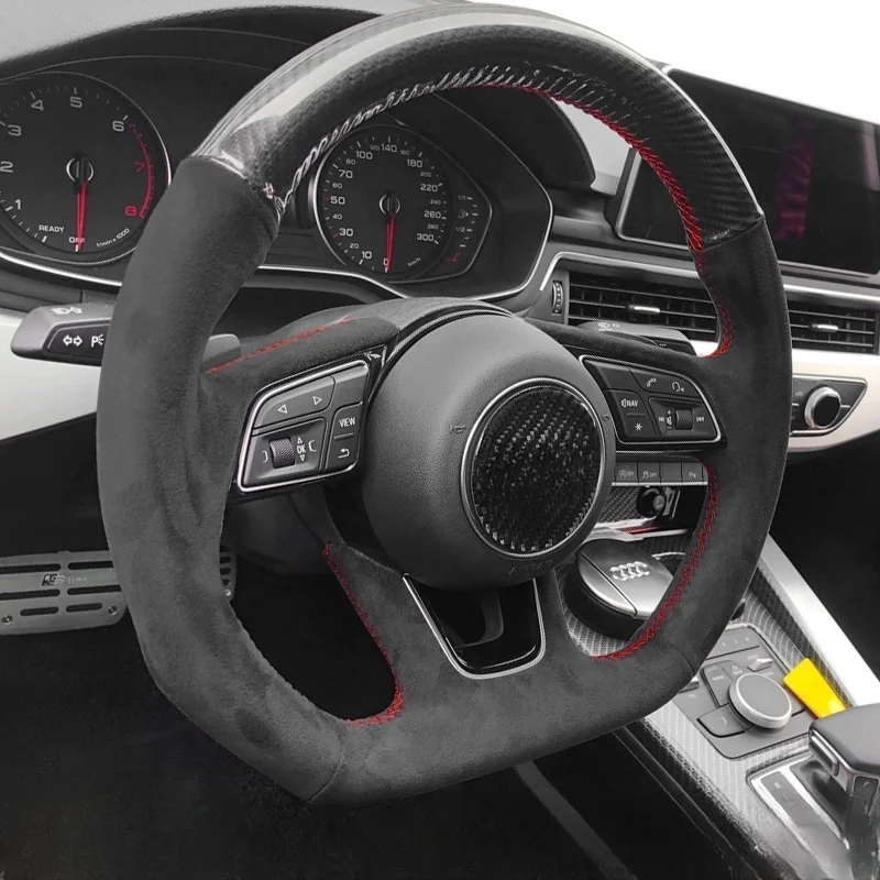 Car Steering Wheel Cover Suede For Audi A3 (8V) A4 (B9) Avant A5 (F5) A1 (8X) Sportback Q2 Steering-Wheel Cover Car Accessories
Car Steering Wheel Cover Suede For Audi A3 (8V) A4 (B9) Avant A5 (F5) A1 (8X) Sportback Q2 Steering-Wheel Cover Car Accessories