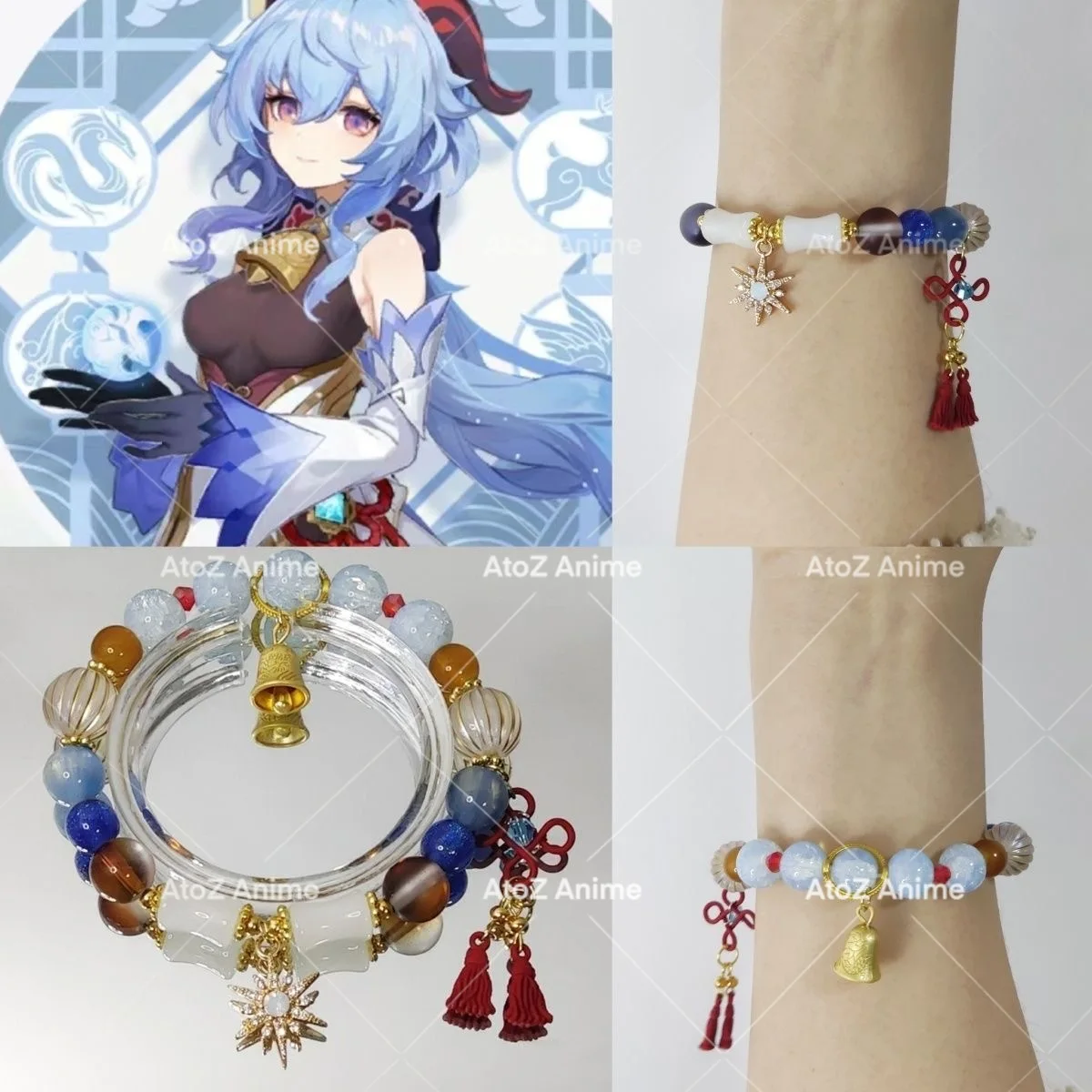 Genshin Impact Gangyu Cosplay Bracelets Handmade Unisex Beads Anime Game Jewelry Accessories Gifts Free Shipping Item
Genshin Impact Gangyu Cosplay Bracelets Handmade Unisex Beads Anime Game Jewelry Accessories Gifts Free Shipping Item