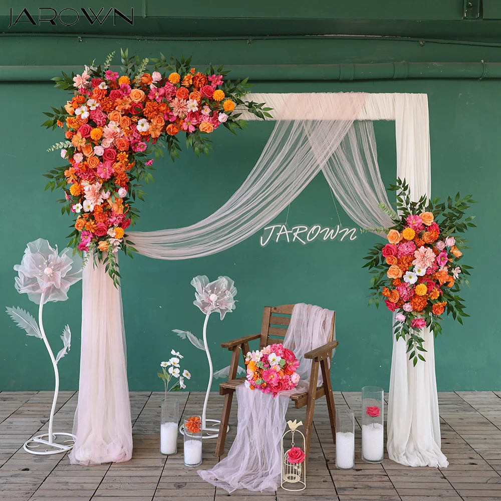 Flowers Artificial Decoration Orange Pink Series Rose Greens Floral Arrangement Bridal Bouquet for Wedding Event Decor J2601
Flowers Artificial Decoration Orange Pink Series Rose Greens Floral Arrangement Bridal Bouquet for Wedding Event Decor J2601