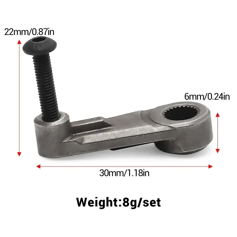 Metal Servo Horn #8247X for TRXS T4/T6/TRX4/TRX6, Specifically Designed for Heavy-Duty Climbing
Metal Servo Horn #8247X for TRXS T4/T6/TRX4/TRX6, Specifically Designed for Heavy-Duty Climbing