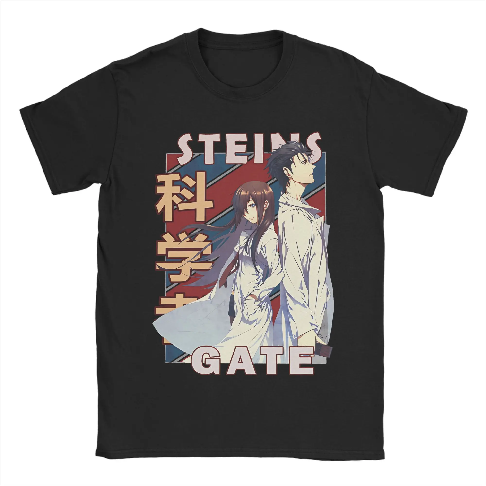 Мужские футболки Game Steins Gate Okabe Kurisu, топы из чистого хлопка, повседневная футболка с короткими рукавами и круглым вырезом, Новое поступление, футболки
Мужские футболки Game Steins Gate Okabe Kurisu, топы из чистого хлопка, повседневная футболка с короткими рукавами и круглым вырезом, Новое поступление, футболки