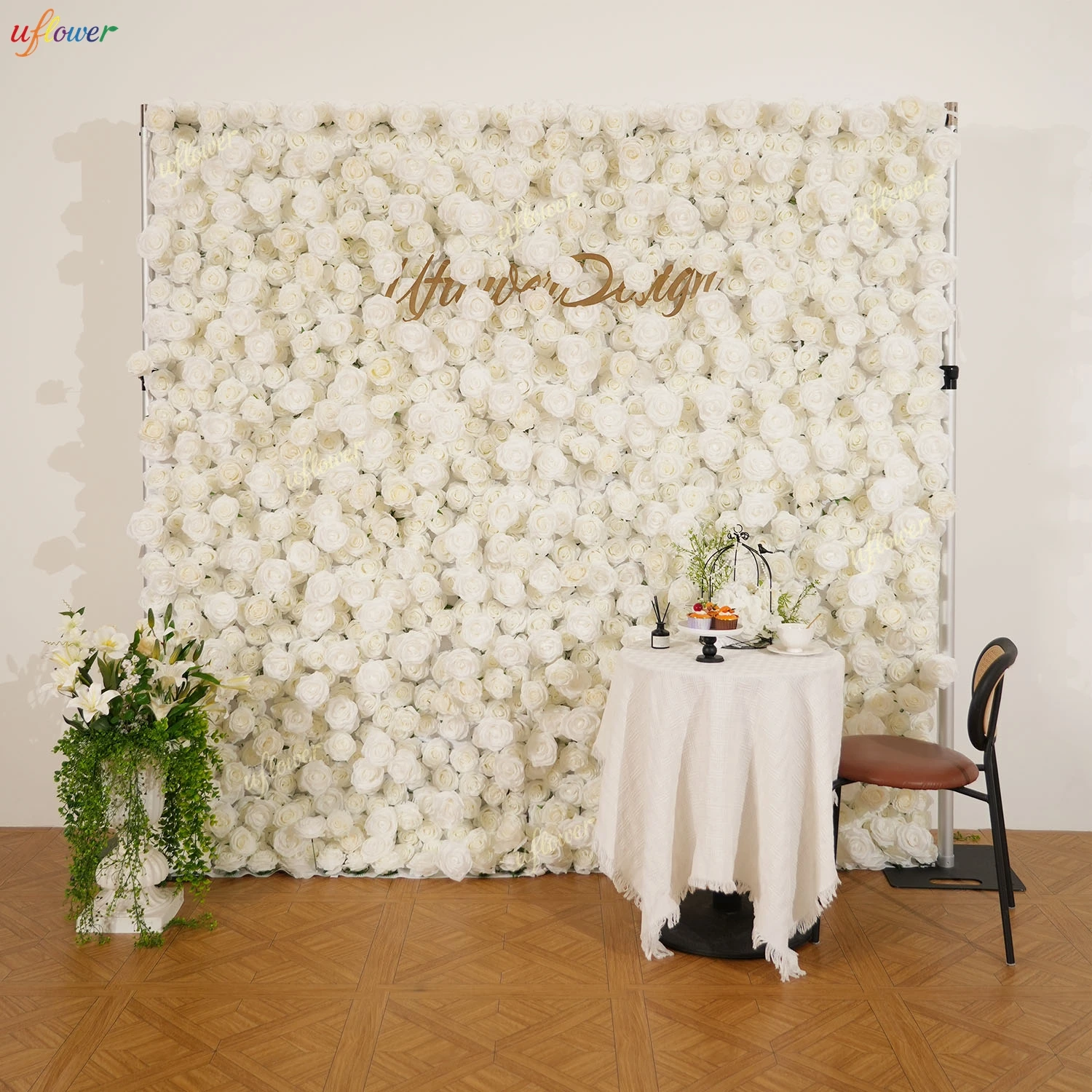 Uflower Luxury 5D Milk White Rose Wall Cloth Fabric Wedding Backdrop Decor Artificial Flower Arrangement Marriage Event Props
Uflower Luxury 5D Milk White Rose Wall Cloth Fabric Wedding Backdrop Decor Artificial Flower Arrangement Marriage Event Props