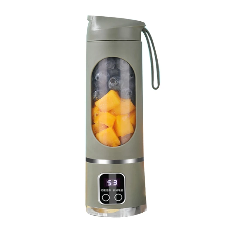 USB Rechargeable Portable Blender 8 Blade Mini Ice Crusher With Digital Display 3 Modes Portable Blender B
USB Rechargeable Portable Blender 8 Blade Mini Ice Crusher With Digital Display 3 Modes Portable Blender B