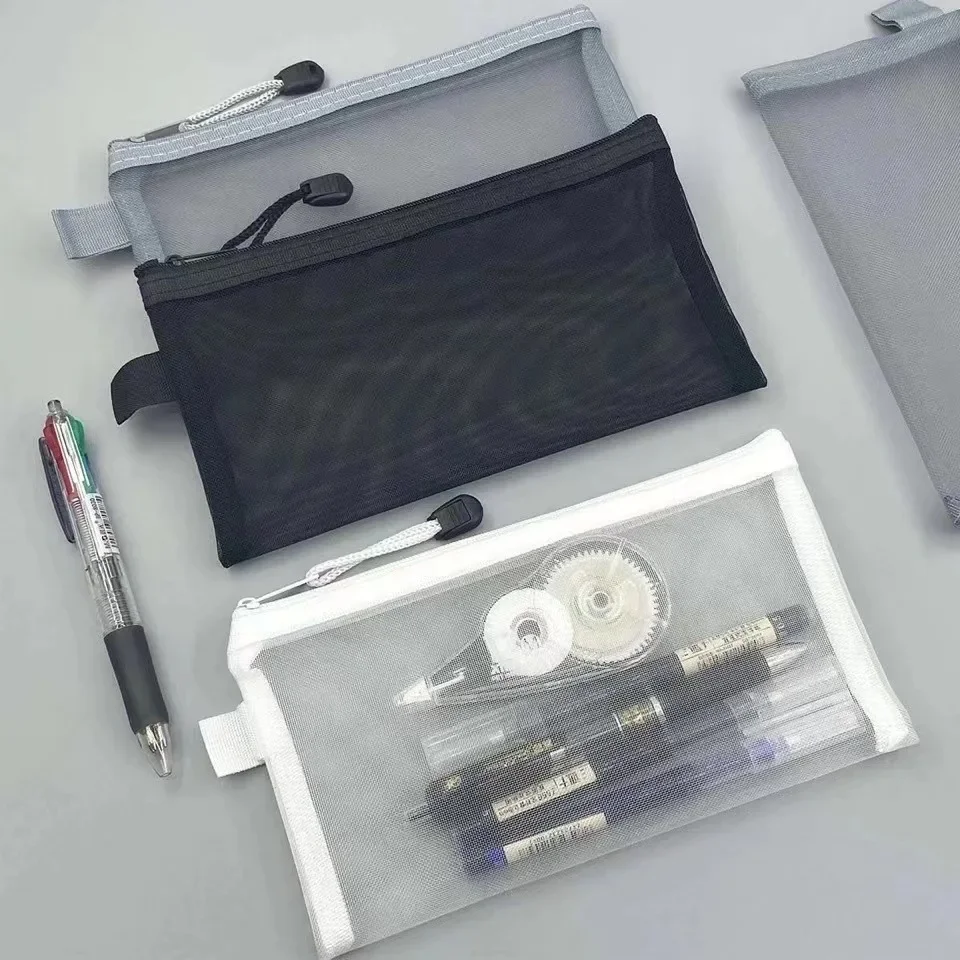 3PCS File Folders A4/A5/A6 Document Storage Bag Nylon Mesh Zipper Pouch Stationery Office School Supplies Cosmetic Organization
3PCS File Folders A4/A5/A6 Document Storage Bag Nylon Mesh Zipper Pouch Stationery Office School Supplies Cosmetic Organization