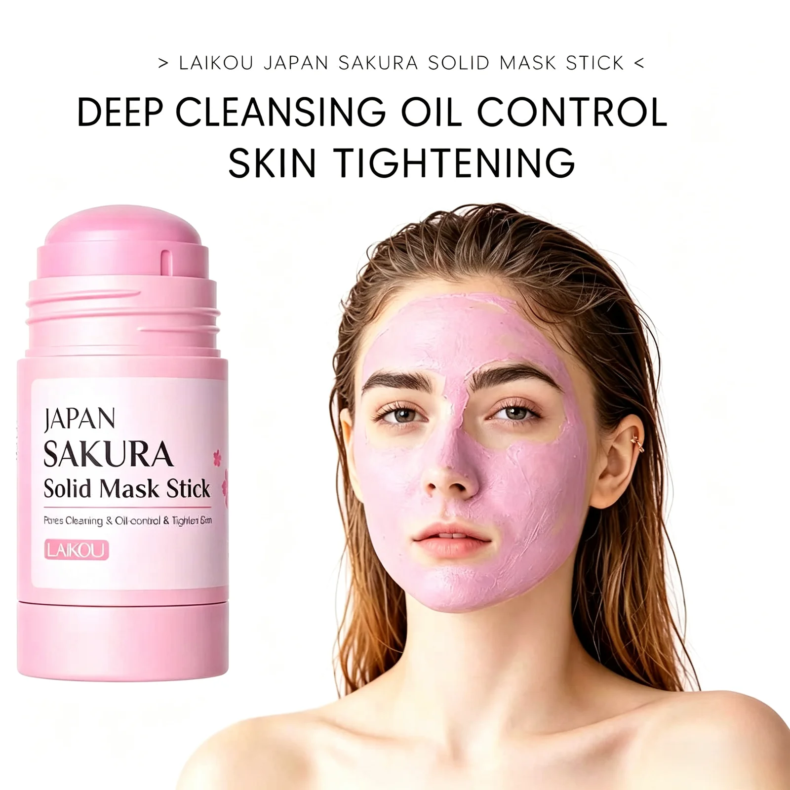 LAIKOU Japan Sakura Mud Mask Stick Portable Deep Clean Pore Minimizer Blackhead Removal Oil Control Skin Care 45g
LAIKOU Japan Sakura Mud Mask Stick Portable Deep Clean Pore Minimizer Blackhead Removal Oil Control Skin Care 45g