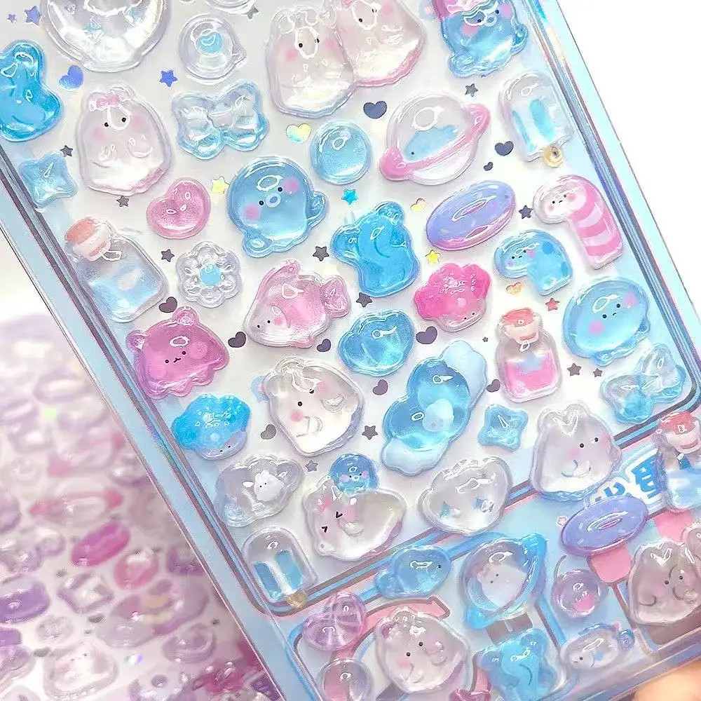 Cartoon 3D Solid Relief Crystal Children's Reward Stickers Handmade DIY Aesthetic Decorative Stickers Ccd Sticker Decoration
Cartoon 3D Solid Relief Crystal Children's Reward Stickers Handmade DIY Aesthetic Decorative Stickers Ccd Sticker Decoration
