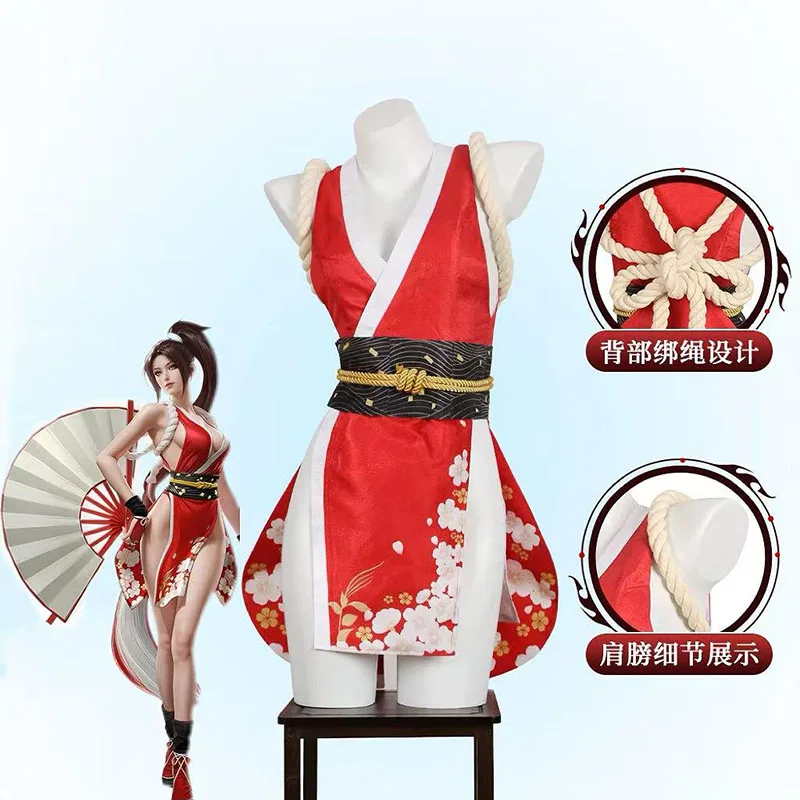 Anime Mai Shiranui Cosplay Costume Uniform Game Mortal Kombat Women Combat Outfits Kimono Roleplay Halloween Carnival Party Set
Anime Mai Shiranui Cosplay Costume Uniform Game Mortal Kombat Women Combat Outfits Kimono Roleplay Halloween Carnival Party Set