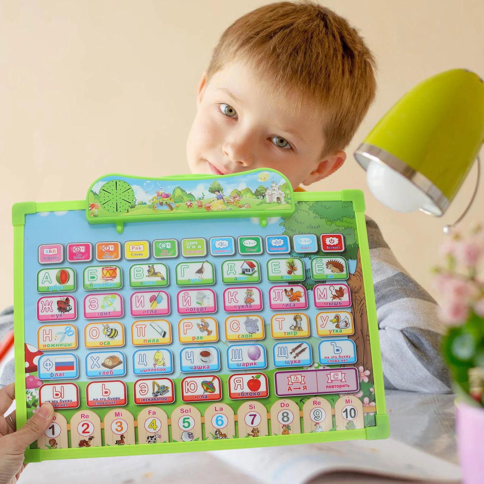 1pc Russian Learning Wall Chart Kids Toys Alphabet Letters Puzzle Sound Child Educational Poster Bright Color Clear Printing ABS
1pc Russian Learning Wall Chart Kids Toys Alphabet Letters Puzzle Sound Child Educational Poster Bright Color Clear Printing ABS