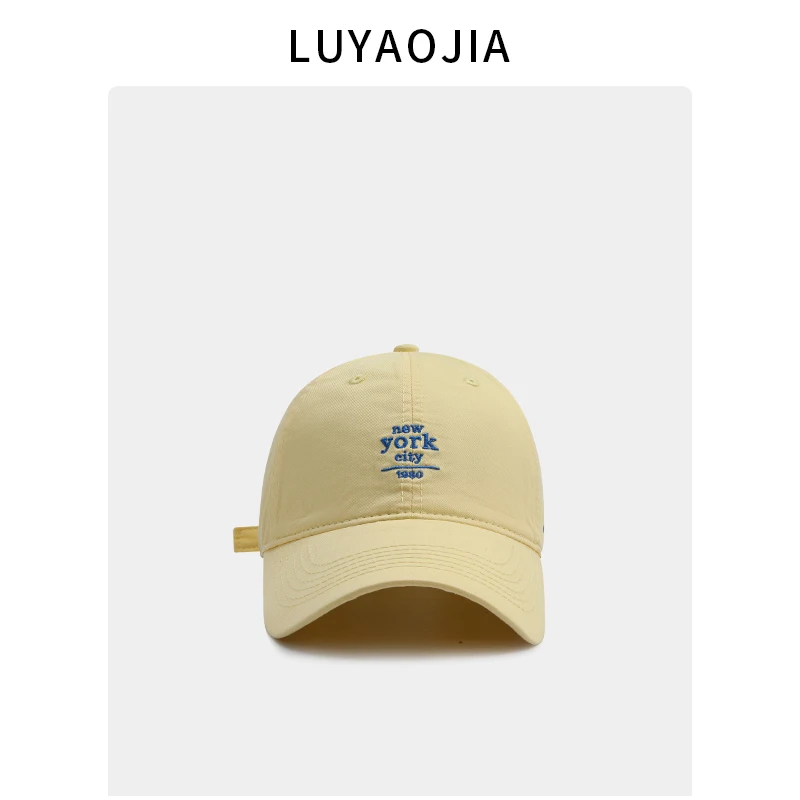 Spring and summer new versatile letter embroidered baseball cap, wide brim to show the face, small Korean version of simple cap
Spring and summer new versatile letter embroidered baseball cap, wide brim to show the face, small Korean version of simple cap