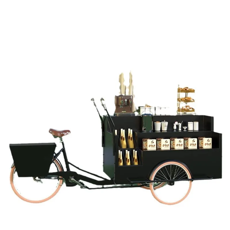 Tricycle display stand Internet celebrity market stall Mobile cycling float Creative
Tricycle display stand Internet celebrity market stall Mobile cycling float Creative