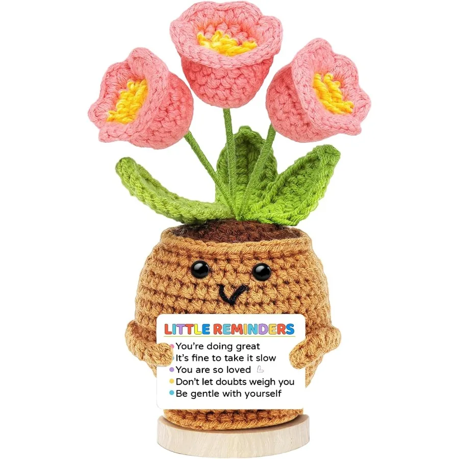 Hoedia Позитивный вязаный крючком цветок Рождественские подарки на день рождения для n Coworkers Друг Жена Сестра Подростки - Мини-смайлик ручной работы Лилия o
Hoedia Позитивный вязаный крючком цветок Рождественские подарки на день рождения для n Coworkers Друг Жена Сестра Подростки - Мини-смайлик ручной работы Лилия o