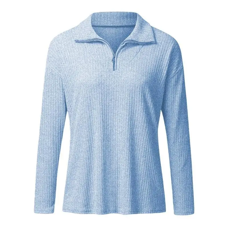 652F Womens Quarter Zip Sweaters Fall Long Sleeve V Neck Collared Shirt Business Casual Tops Knit Pullover Sweatshirts
652F Womens Quarter Zip Sweaters Fall Long Sleeve V Neck Collared Shirt Business Casual Tops Knit Pullover Sweatshirts