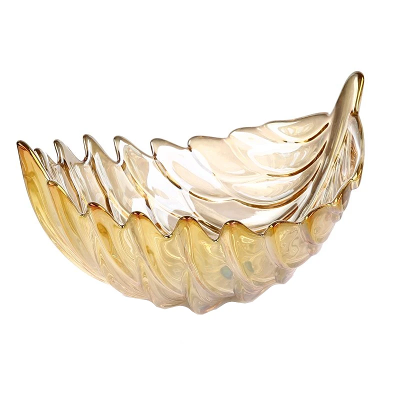 Crystal glass bowl feather fruit plate household living room light luxury high-end coffee table high-end atmosphere
Crystal glass bowl feather fruit plate household living room light luxury high-end coffee table high-end atmosphere