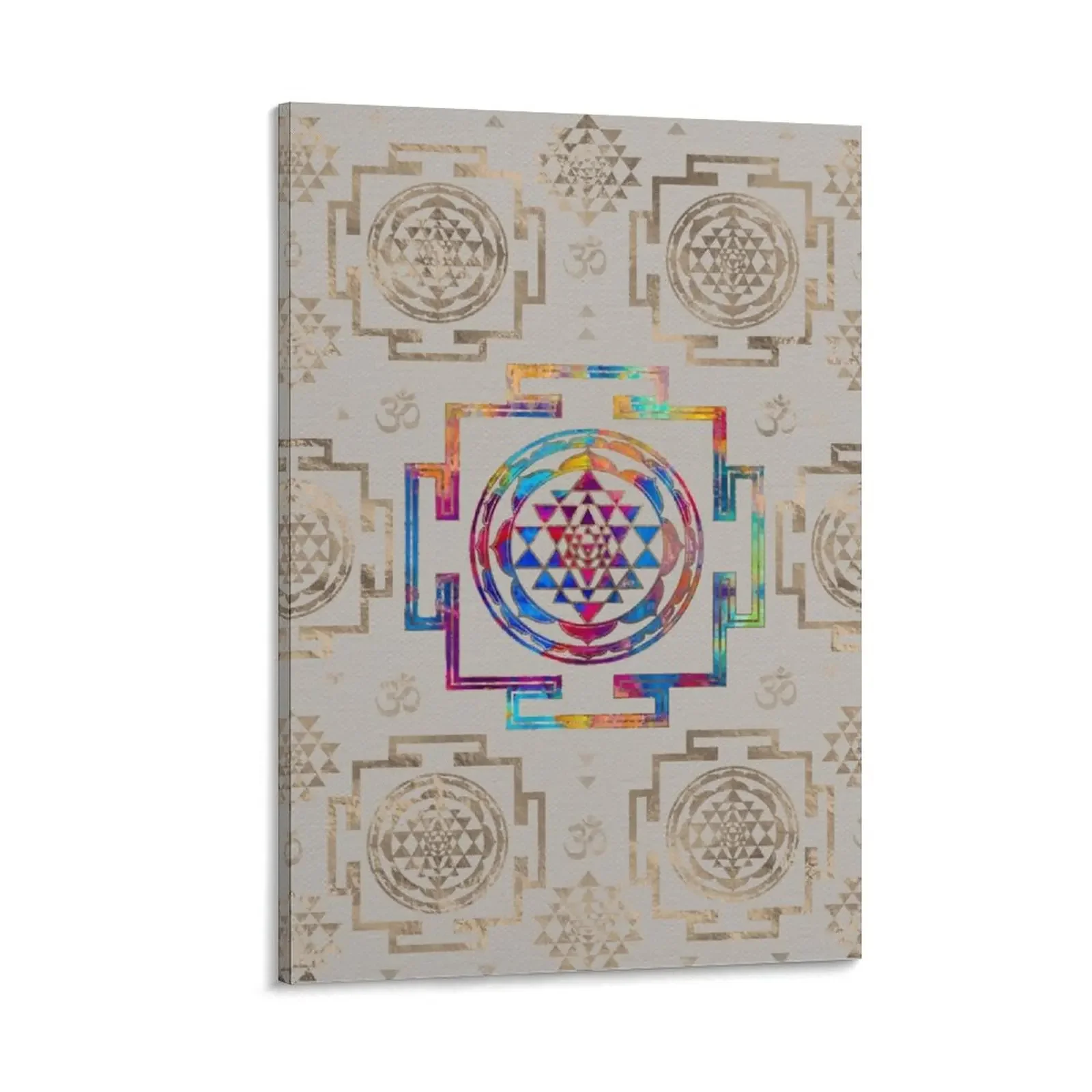 Sri Yantra/ Sri Chakra in color on canvas Canvas Painting art decor room decorations for girls
Sri Yantra/ Sri Chakra in color on canvas Canvas Painting art decor room decorations for girls