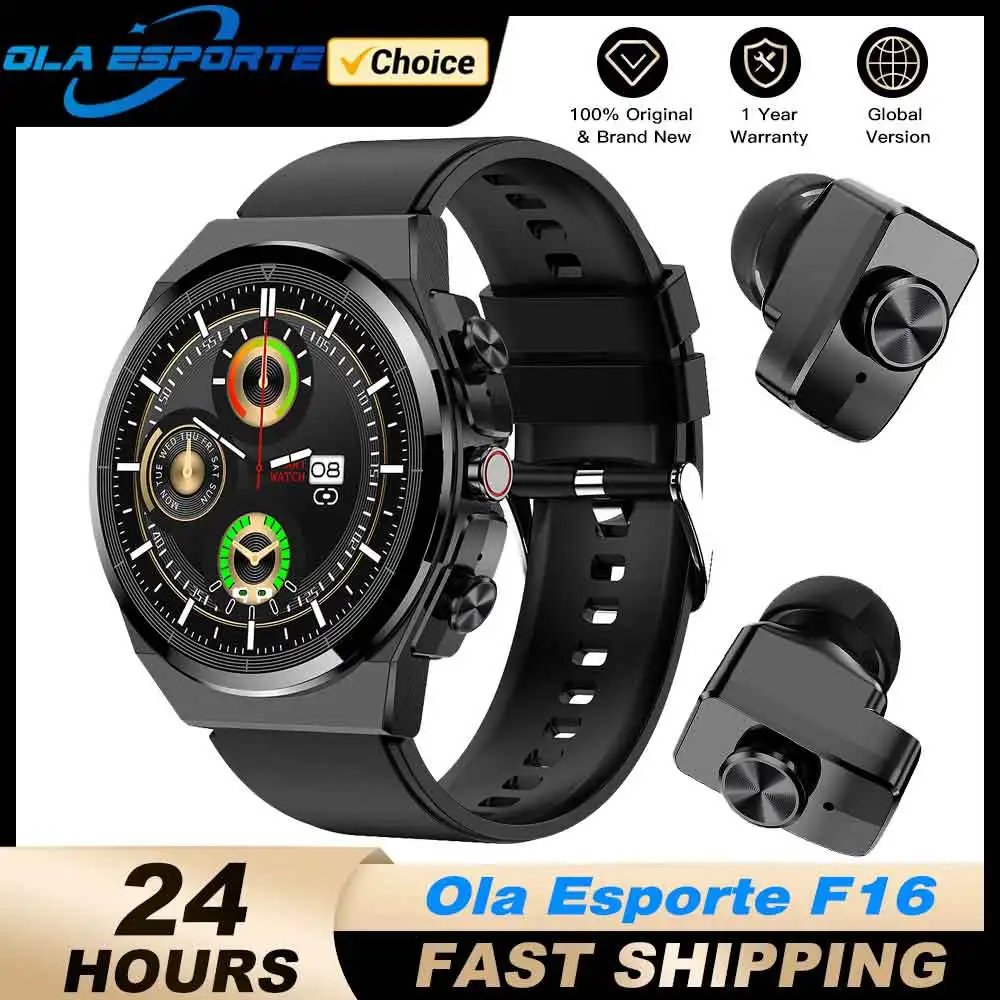 Ola Esporte Новые наушники SmartWatch F16 Лучшие умные часы 2 в 1 для мужчин и женщин Подарок Bluetooth Телефонный звонок TWS Бизнес Спортивный ремешок
Ola Esporte Новые наушники SmartWatch F16 Лучшие умные часы 2 в 1 для мужчин и женщин Подарок Bluetooth Телефонный звонок TWS Бизнес Спортивный ремешок