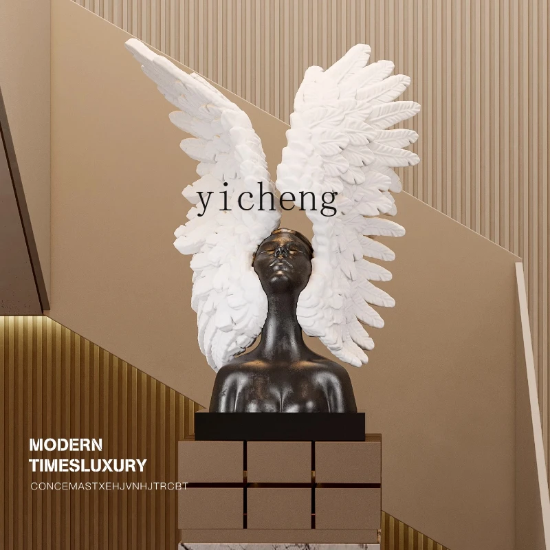 ZK abstract angel wings figure sculpture decorative ornament living room creative art decoration
ZK abstract angel wings figure sculpture decorative ornament living room creative art decoration