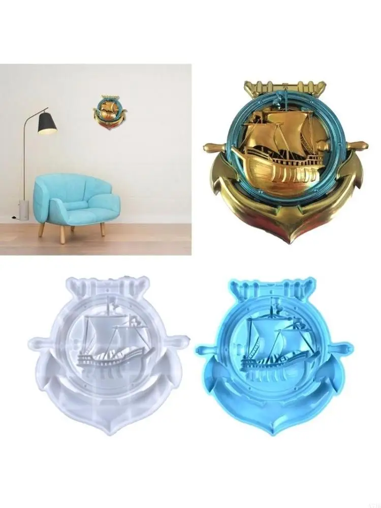 Sailing Resin Mold Ornament Pendant Silicone Molds Epoxy Casting Mould for Wall Hanging Mount Decor DIY Crafts
Sailing Resin Mold Ornament Pendant Silicone Molds Epoxy Casting Mould for Wall Hanging Mount Decor DIY Crafts