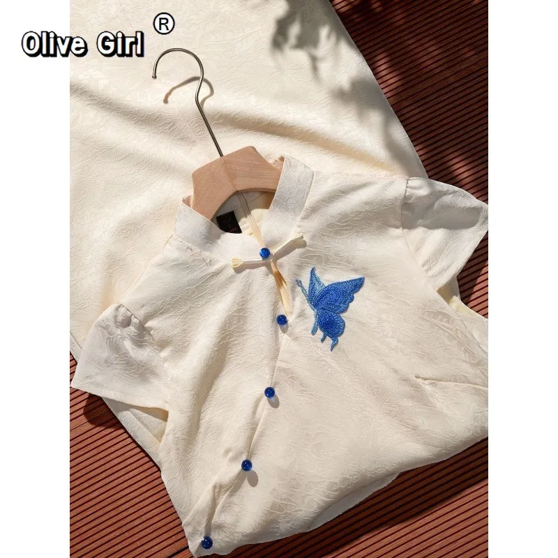 Olivegirl Women's Dress Cheongsam Jacquard Embroidery Butterfly Chinese Engagement Summer 2026 High-end Improved Dress
Olivegirl Women's Dress Cheongsam Jacquard Embroidery Butterfly Chinese Engagement Summer 2026 High-end Improved Dress