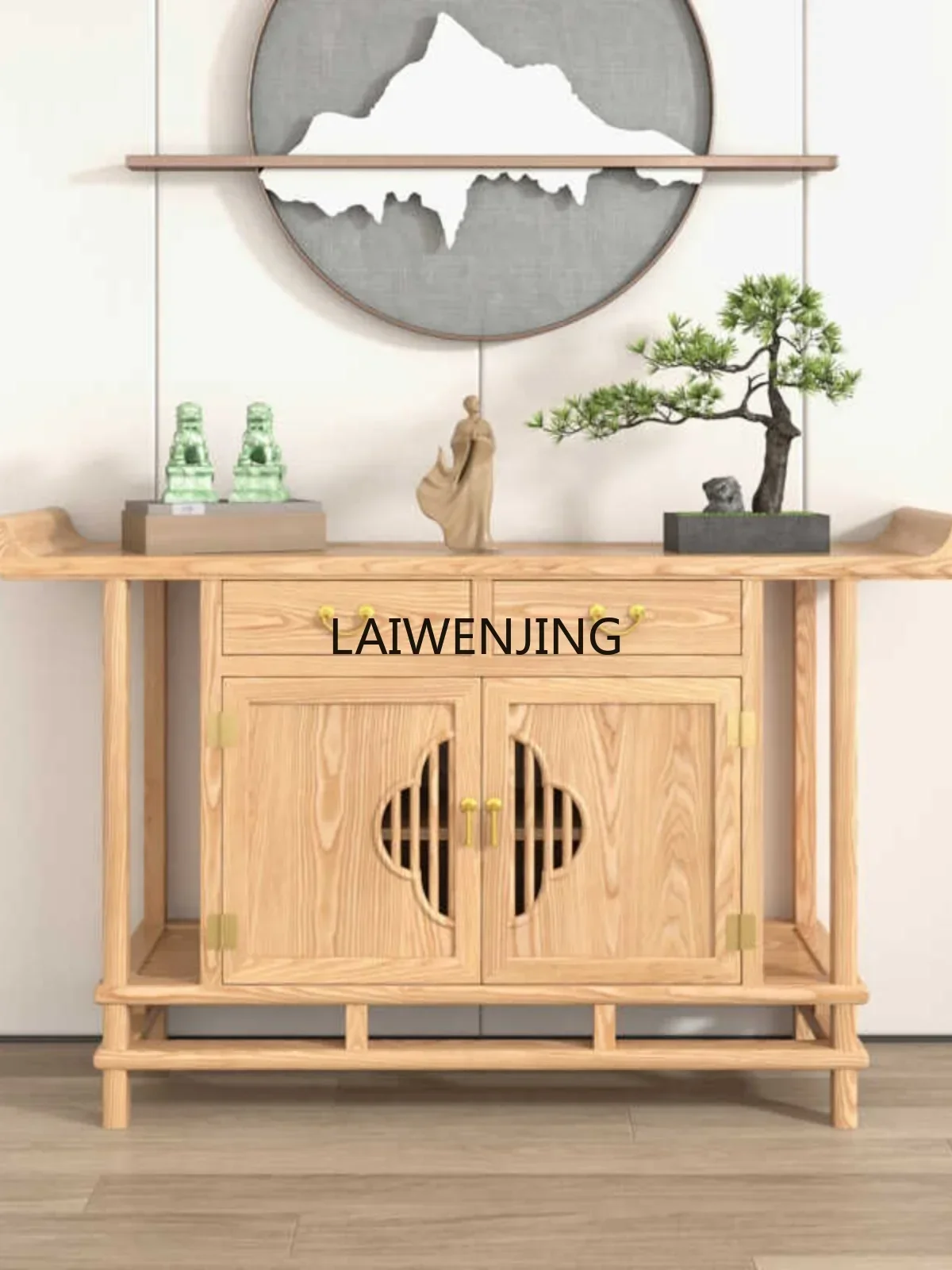 MJY ash wood Bodhisattva household God of Wealth light luxury living room Buddhist platform
MJY ash wood Bodhisattva household God of Wealth light luxury living room Buddhist platform