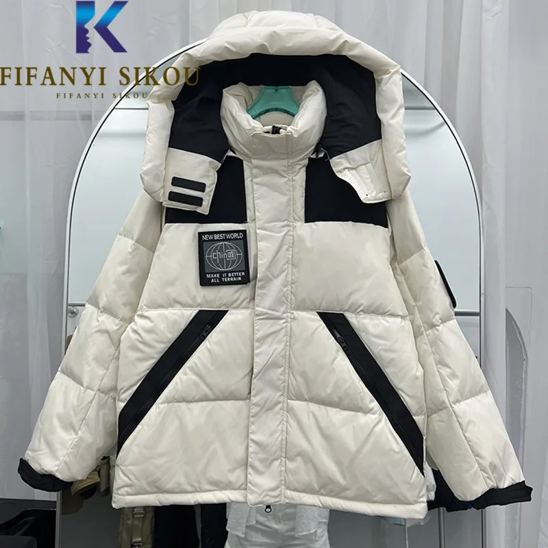 Winter Jacket Women Parka Spliced Fashion Hooded Down Jackets Thick Warm Short Parkas Zipper Loose Casual Cotton Coat Female
Winter Jacket Women Parka Spliced Fashion Hooded Down Jackets Thick Warm Short Parkas Zipper Loose Casual Cotton Coat Female