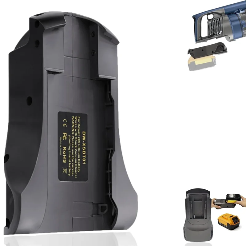 Battery Adapter For 20V Li- Battery To Replace For Shark XSBT620 XSBT750 XSBT700 Battery (Not Battery) Easy To Use
Battery Adapter For 20V Li- Battery To Replace For Shark XSBT620 XSBT750 XSBT700 Battery (Not Battery) Easy To Use