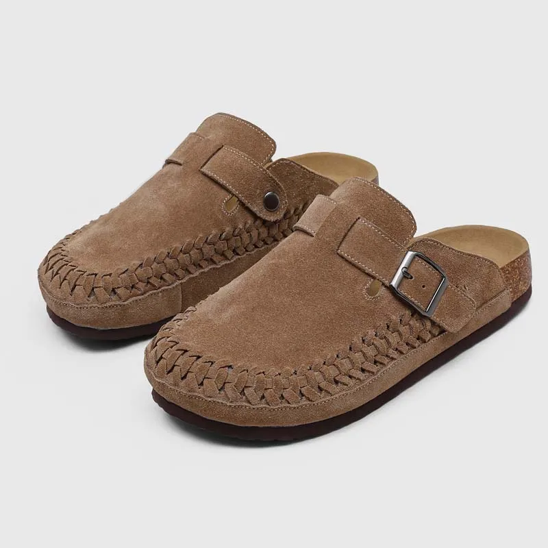 Mules Half Loafers Slippers Slip-on Shoes for Man Suede Leather Slip On Flat Sneakers Open Back Casual Shoes Slides Sandals
Mules Half Loafers Slippers Slip-on Shoes for Man Suede Leather Slip On Flat Sneakers Open Back Casual Shoes Slides Sandals
