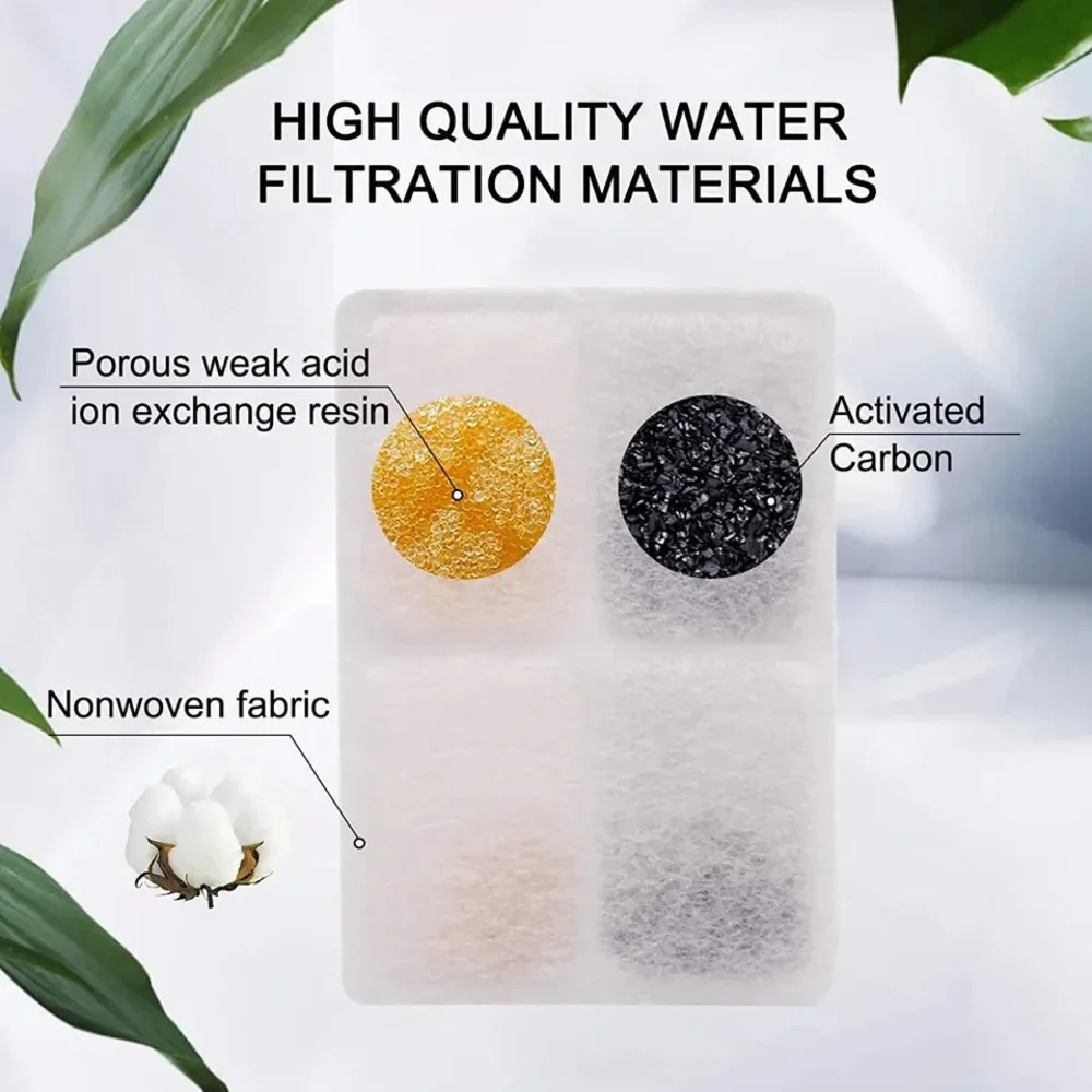 Cat Fountain Replacement Filters Coconut Activated Carbon For 2L Pet Water Dispenser Clean Drinking Cat Dog Accessories
Cat Fountain Replacement Filters Coconut Activated Carbon For 2L Pet Water Dispenser Clean Drinking Cat Dog Accessories