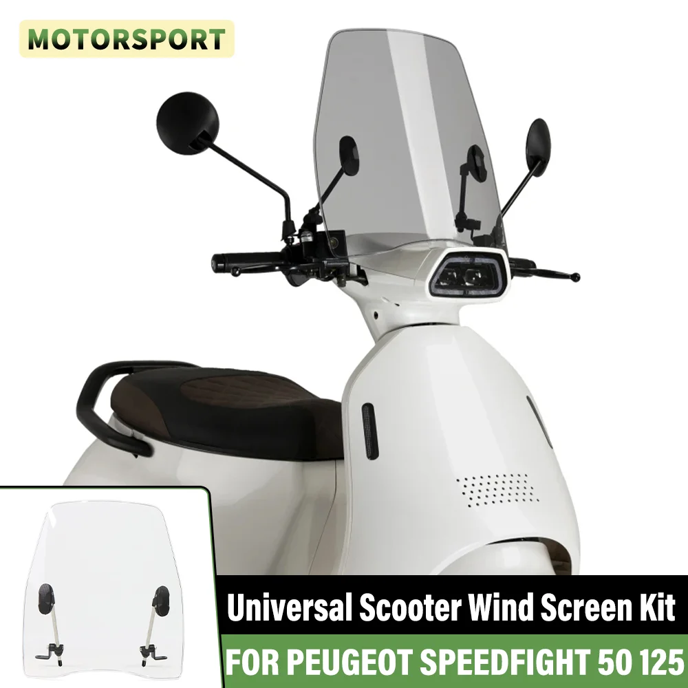 FOR PEUGEOT SPEEDFIGHT 4 50 125 Universal Front Motocycle Electric Scooter Windsreen Windshield Wind Deflector Protector Screen
FOR PEUGEOT SPEEDFIGHT 4 50 125 Universal Front Motocycle Electric Scooter Windsreen Windshield Wind Deflector Protector Screen