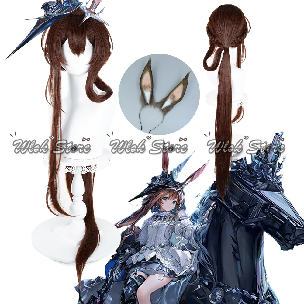 Парик для косплея Arknights In A Myriad of Universes Amiya, термостойкий, 110 см, коричневые волосы, головной убор с ушками кролика для женщин, Хэллоуин
Парик для косплея Arknights In A Myriad of Universes Amiya, термостойкий, 110 см, коричневые волосы, головной убор с ушками кролика для женщин, Хэллоуин