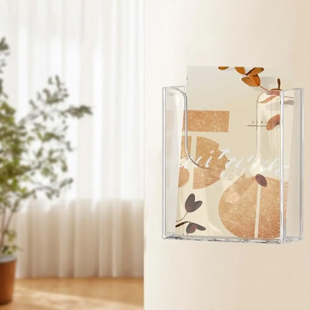 A4/A5 Wall-Mounted File Organizer Transparent Plastic Shelf File Rack Single Layer Document Folder Holder Acrylic Storage Rack
A4/A5 Wall-Mounted File Organizer Transparent Plastic Shelf File Rack Single Layer Document Folder Holder Acrylic Storage Rack