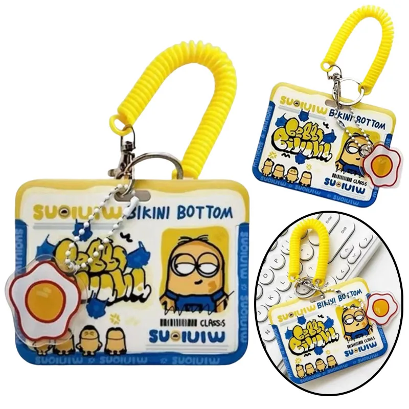 Cartoon Minions Portable ID Card Holders for Boys Girls Kawaii Bob Work Permit Bus Card Access Card Protective Case Pendant Gift
Cartoon Minions Portable ID Card Holders for Boys Girls Kawaii Bob Work Permit Bus Card Access Card Protective Case Pendant Gift