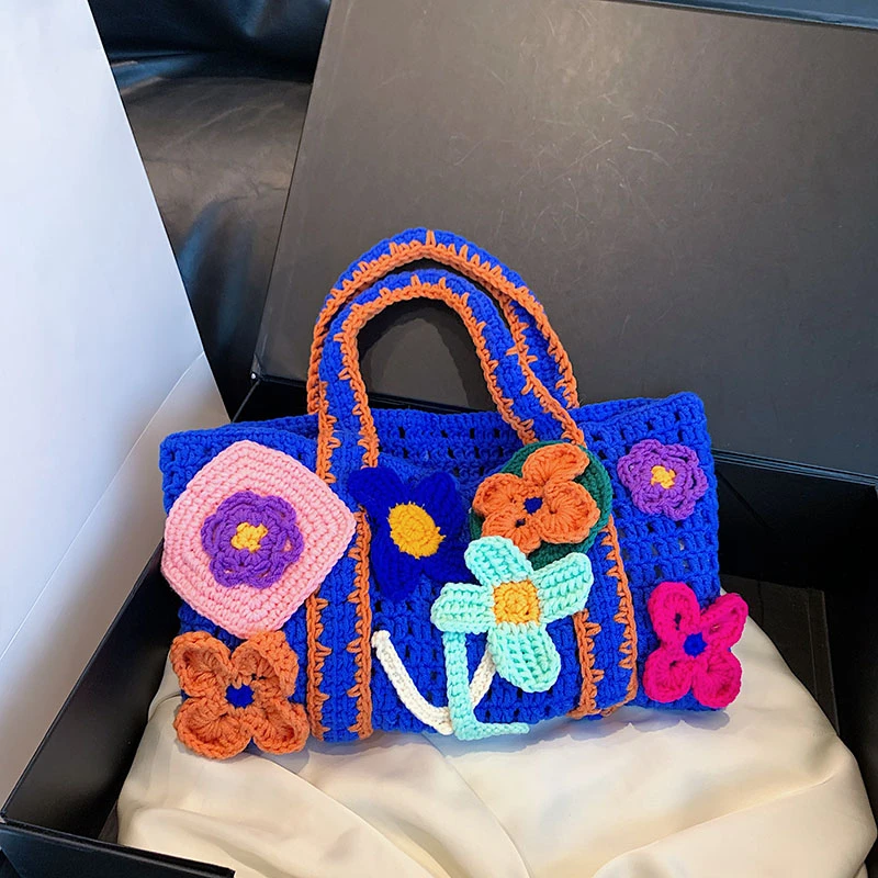 Trendy Designer Flower Hand knitted Handbags Purses Women Shoulder Bags 2023 New Fashion Large Casual Tote Bag High Quality
Trendy Designer Flower Hand knitted Handbags Purses Women Shoulder Bags 2023 New Fashion Large Casual Tote Bag High Quality
